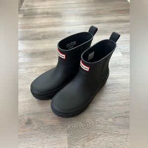 Black Women's Wales Hunter - Waterproof Rain Booties